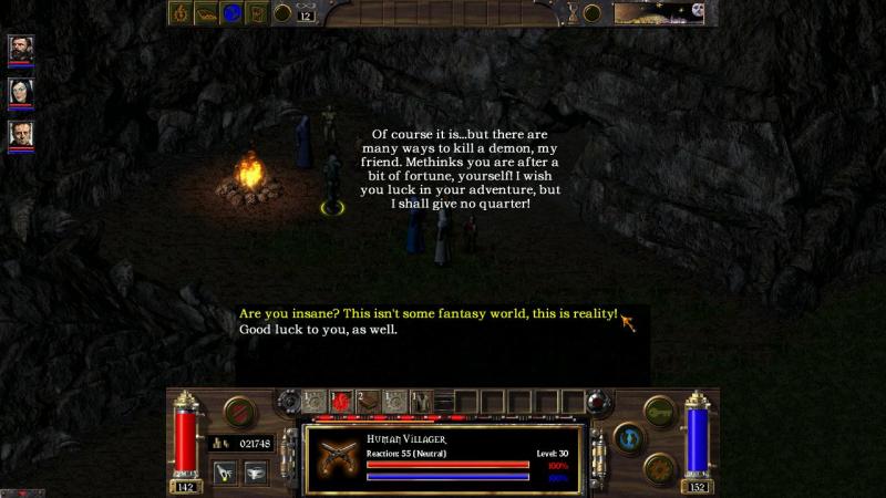 Dialog interaction example