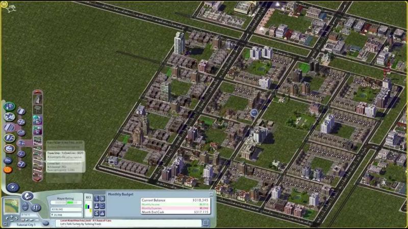 Simcity gameplay